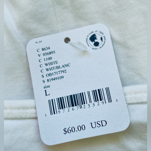 Free People Hot Shot Mini Dress White Size Large NWT - Picture 8 of 13